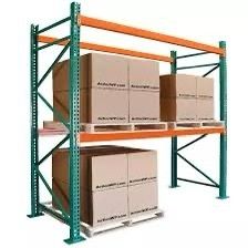 Pallet Racking Heavy Duty Single Bay Two Shelves