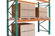 Pallet Racking Single Bay 2 Shelves - With Boards - Heavy Duty - Multiples Available