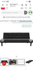 Sofa bed leather