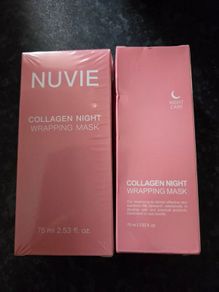 2 Collagen night mask still in wrapping