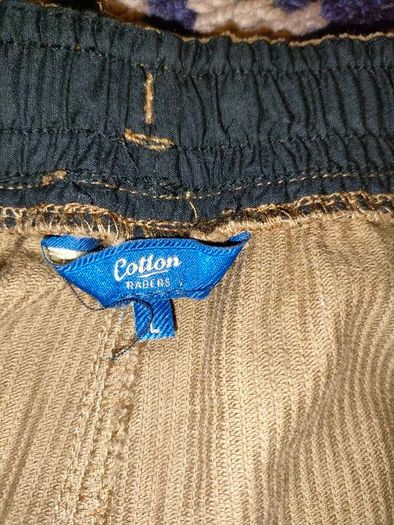 Cotton Traders Baggie Drawer string Cords  Loose fit Size large  36-38 inch waist/ 29inch inside leg
