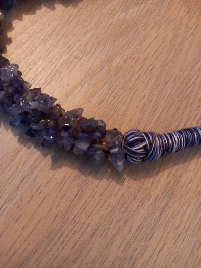 Matching Amethyst Bracelet Necklace Set