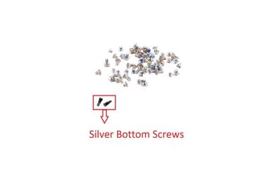 For iPhone 8 Plus Full Complete Screw Set Repair Fix With 2 Silver Bottom Screws - FHT30IPFC