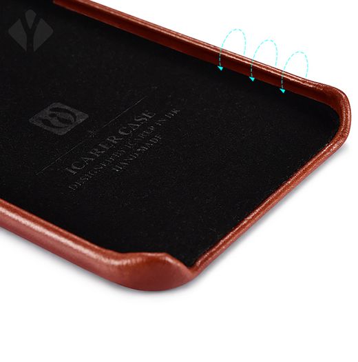 S7 Edge Vintage Leather Back Cover
