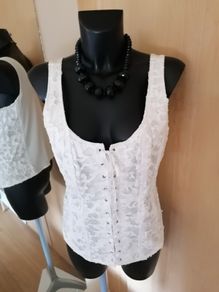 Women's Corset Ivory Size 18