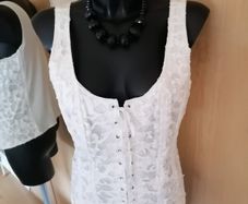 Women's Corset Ivory Size 18