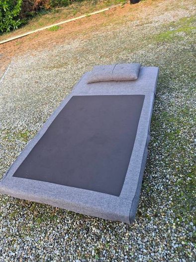 single sofa bed grey,