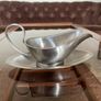 Retro Quality Viners Stainless Steel Sauce Boat and Tray Image 3