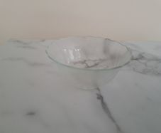 Small glass serving dessert bowl