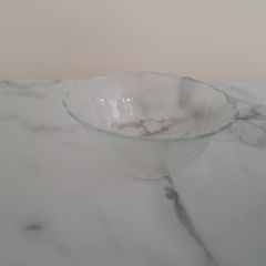 Small glass serving dessert bowl
