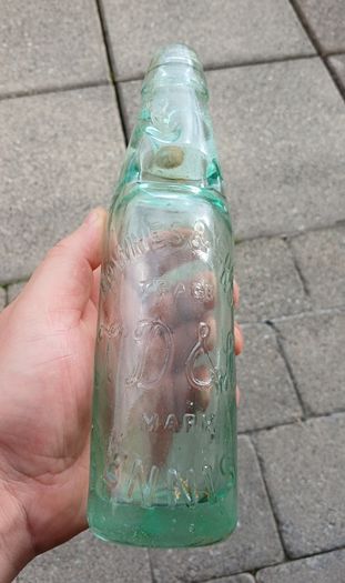 Vintage Downs Ennis codd neck bottle