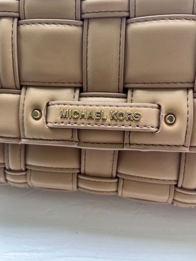 Michael Kors Ivy Woven Crossbody Handbag
