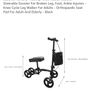 Mobility Knee Walker Scooter by Ecosmo Panlova Image 3