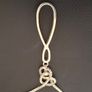 Newbridge Silverware Made in Ireland Sterling Silver Teardrop / Loop Pendant Necklace New in Box Image 3