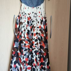 NEW - Gharani strok silk dress UK14