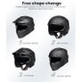 ILM Matte Black Shape Changing Motorbike Helmet size L 59-60cm Image 2