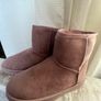 Light Pink Ugg Style Ankle Boots Image 2
