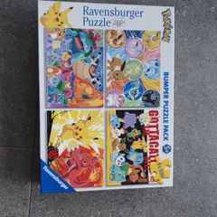 Pokemon jigsaw 4 x 100p