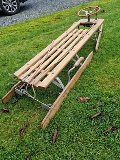 Wooden sled