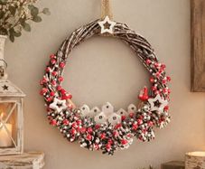 Handcrafted Christmas wreaths