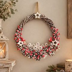 Handcrafted Christmas wreaths