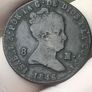 Spain 8 Maravedis 1846 Queen Isabella II Image 2