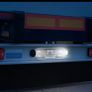 2pcs LED White Rear Number plate Lights Trailer Truck Caravan Bus Tailights Image 3