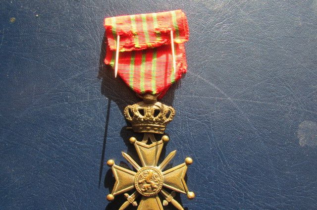 Belgium War Cross 1914-18.For Gallantry in combat.