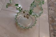 Victorian-style table centerpiece known as an epergne,
