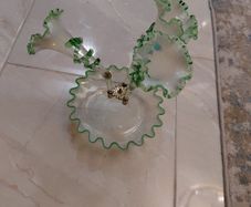 Victorian-style table centerpiece known as an epergne,