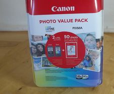 Canon PG-540XL CL-541XL Photo Value Pack Genuine PIXMA Ink & Paper Sealed