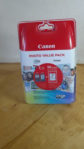 Canon PG-540XL CL-541XL Photo Value Pack Genuine PIXMA Ink & Paper Sealed