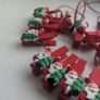 Christmas card clothes peg line holder Image 2