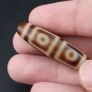 Antique Himalayan Tibetan 4 Eyes Agate Dzi Bead Amulet Image 2