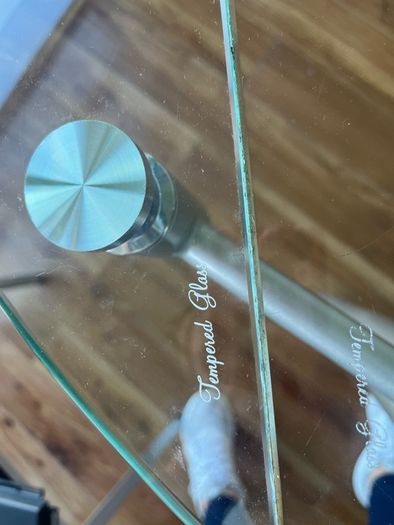 glass dining table