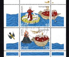 1994 Ireland Europa St Brendan's Voyages Miniature Sheet Fine Used