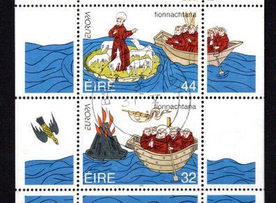 1994 Ireland Europa St Brendan's Voyages Miniature Sheet Fine Used