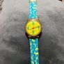 Vintage 1990 Swatch Watch African Can GK120 Retro Image 7
