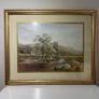 Large Framed Vintage John Bates Noel Print "On the Lledr, North Wales" Image 5