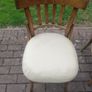 leather cream chair Image 2