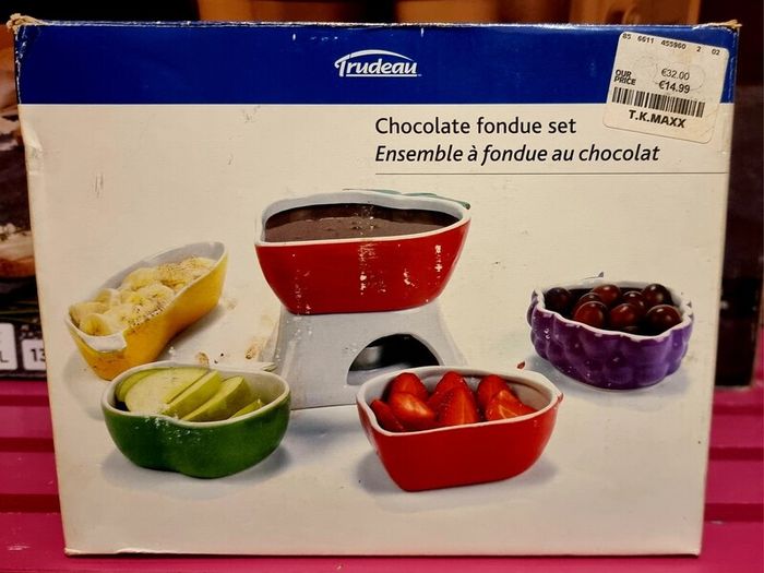 Fondue set, in good condition as new.