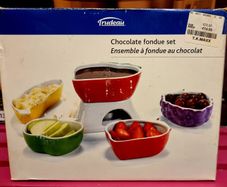 Fondue set, in good condition as new.