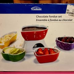 Fondue set, in good condition as new.