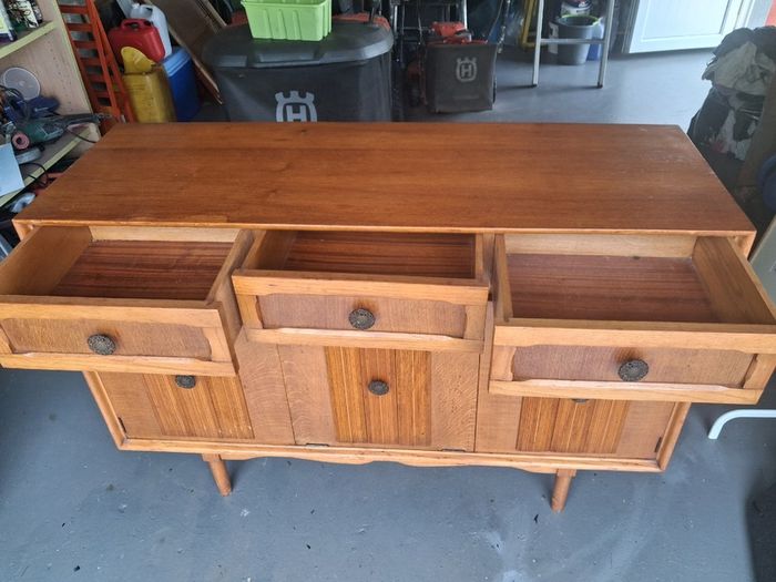 Mid century sideboard and chairs