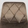 Ivory Luxe Velvet Bar Stool  Adjustable Image 6