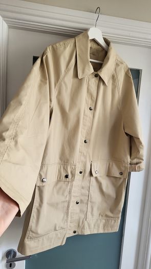 SOYA CONCEPT single breasted trench coat Sz L (Fit 14-16UK) - Rrp 99 (New)