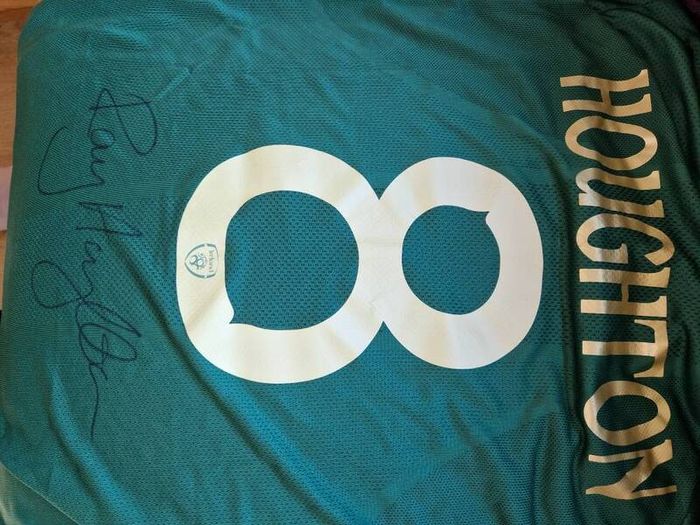 Ray Hougton Signed Limited Edition Ireland football Shirt