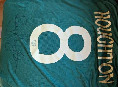 Ray Hougton Signed Limited Edition Ireland football Shirt