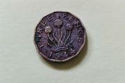 1944 George VI UK Thruppence