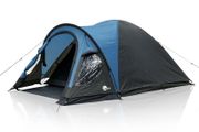 3 Person Dome Tent Window Stem Ventilation Waterproof 5000mm Blue Grey